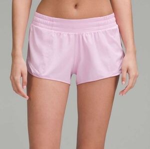 💖 Lululemon Hotty Hot Low-Rise Lined Short 2.5" • VITA PINK • Size 4 • NWT